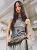 Som Sok Kylin Hoodie Sleeveless Top_Denim