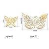 30/100Pcs/Lot Iron Hollow Butterfly Shape Pendant Charms Earrings Connector For DIY Jewelry Necklace Making Accessories