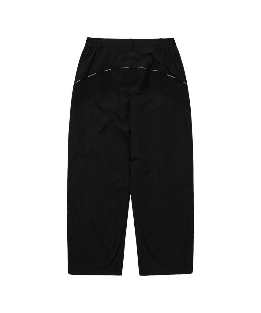 WELLBEING EXPRESS Nylon Track Pants Black