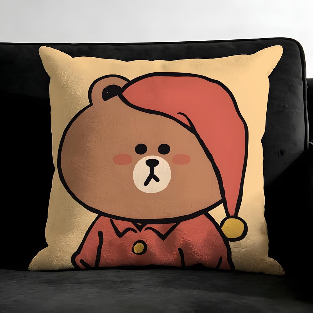 

BBEOWN Cartoon Cushion Cover Pillowcase Ultra Soft Skin Friendly Fabric Cloud Like Comfort Concealed Zipper 30x30cm