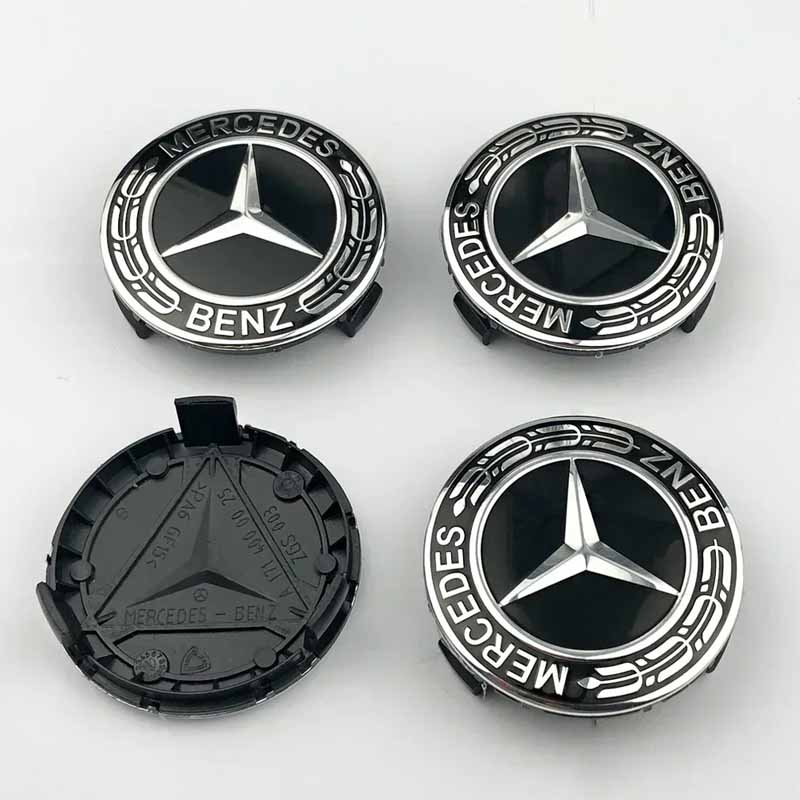 4 szt. 75 mm A1714000025 Dekielki do felg Piasty do Mercedes Benz W176 W177 W204 W205 W212 W213 W206 X156 X253 W117 Części samochodowe