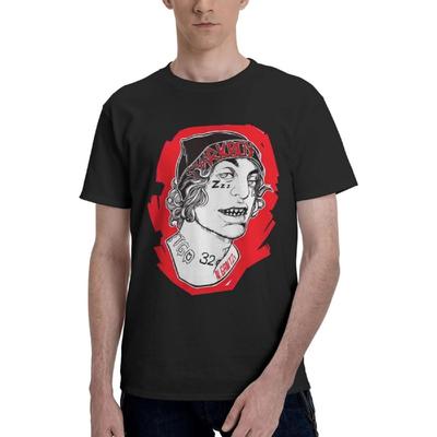 KaKPBu Lil Xan Herren T-Shirt Rundhals T-Shirt Kurzarm T-Shirt Jersey T-Shirt Unterhemden