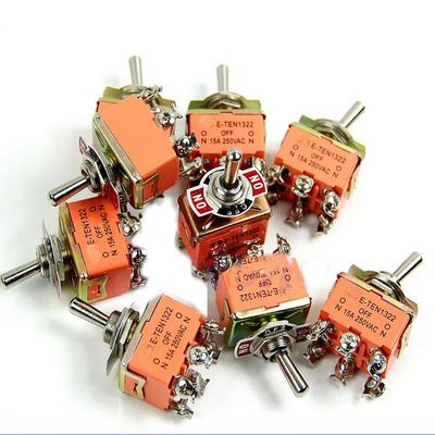 Nouveau Interrupteur marche-arrêt DPDT à bascule à 6 broches 15A 250V Mini