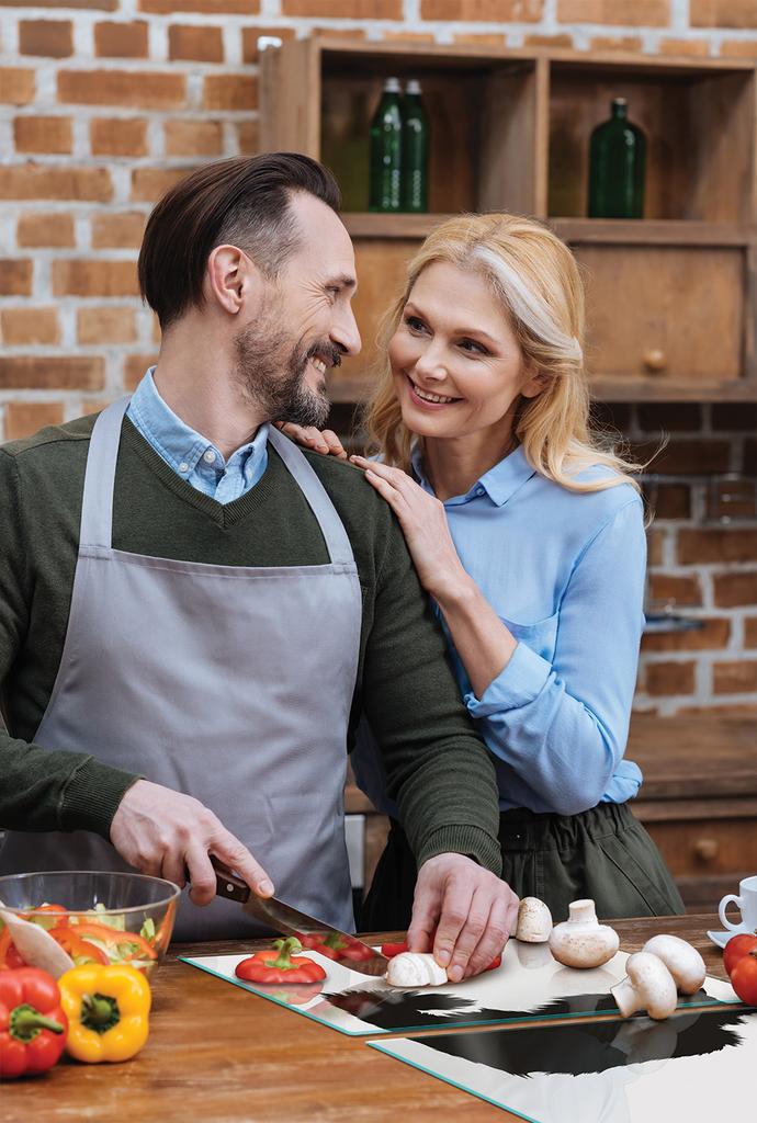 SZKLANA PŁYTA OCHRONNA NA KUCHENKĘ 90x52 KOT