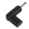 Typ-C-Buchse auf DC 3,5 mm x 1,35 mm Ladeadapter 90-Grad-Konverter DC-Netzteil