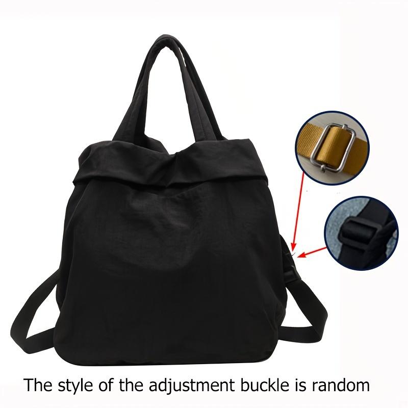 

Versatile Tote Bag With Multiple Pockets Compartments Large Capacity Shoulder Bag For Women Crossbody Commuter Bag Perfect For Daily Use Work Travel чёрный