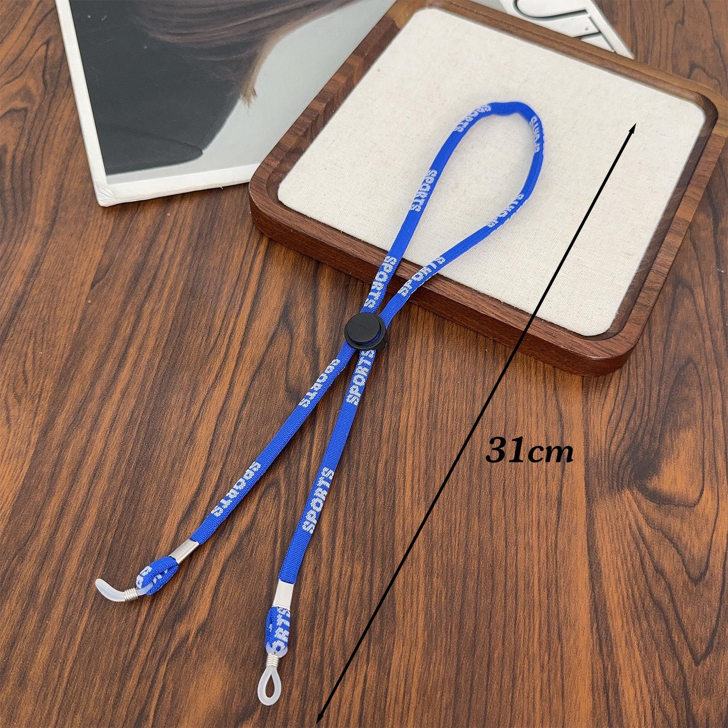 

Unisex Water Sports Floating Sunglasses Chain Anti-Slip String Glasses Ropes Band Cord Holder Goggle Reading Eyeglasses Straps синій