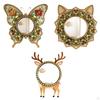 Mirror (30 Cm), Retro Hanging for Kitchen And Bedroom