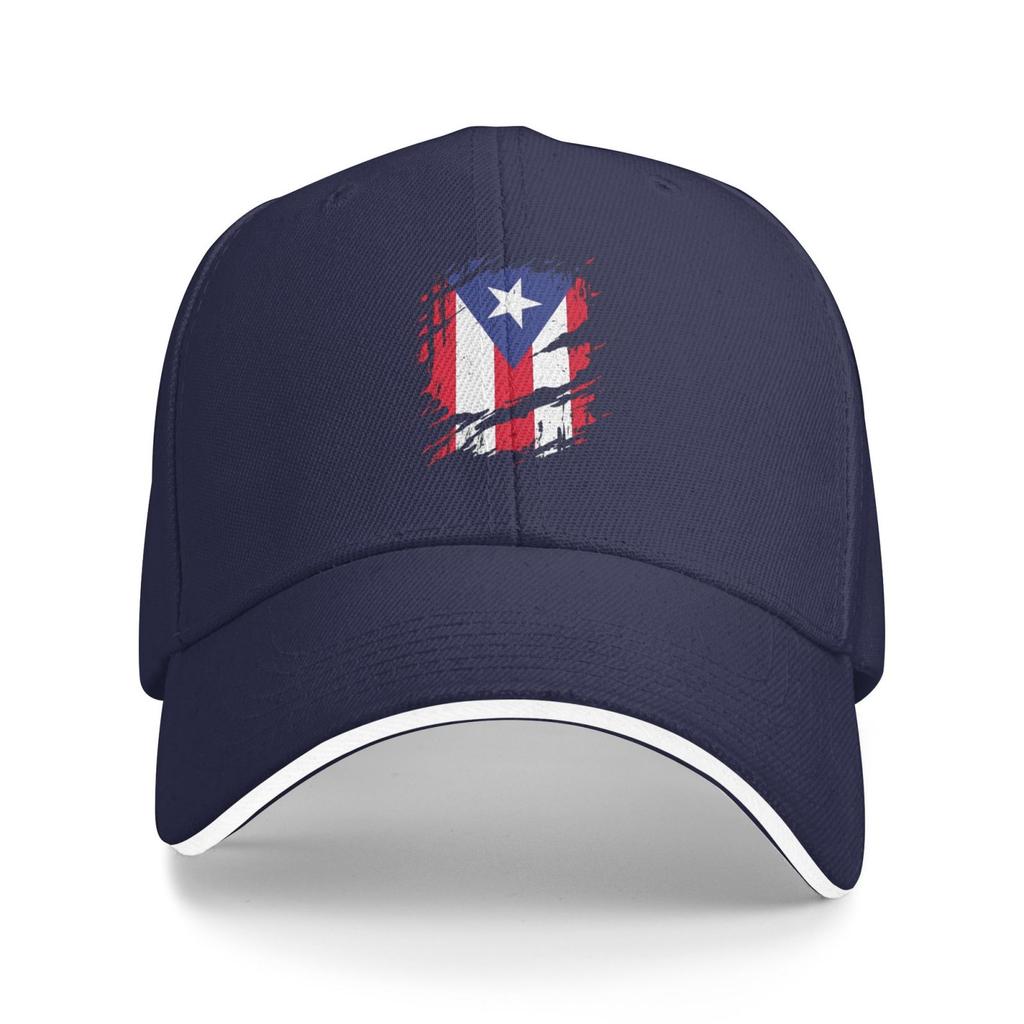 Puerto Rico Flag Print Cap Outdoor Baseball Caps Snapback Adjustable Cap Luxury Hat Polychromatic Winter Hat Men's Hats Women's