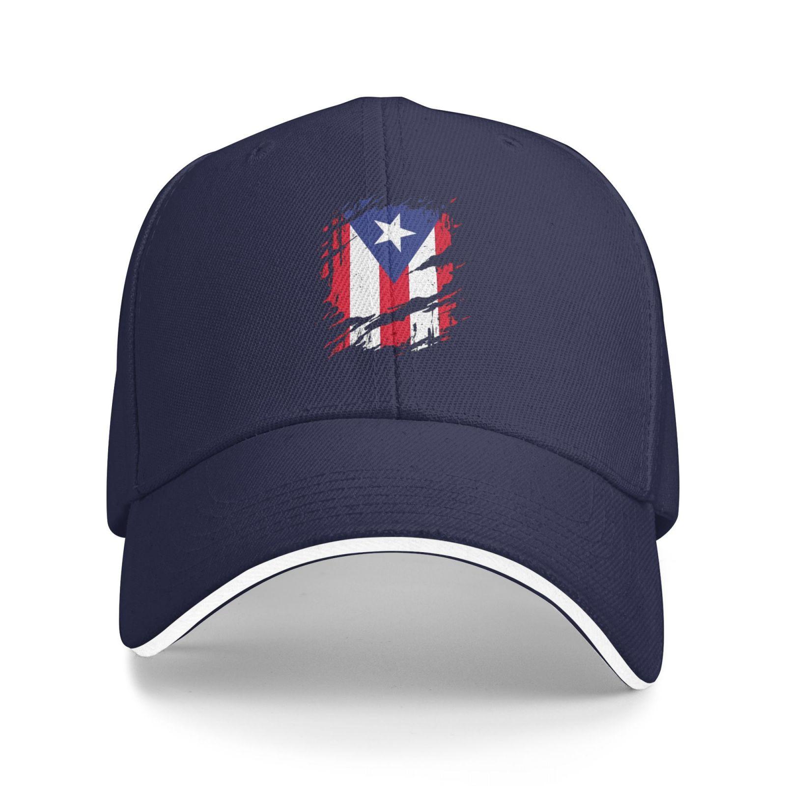 Puerto Rico Flag Print Cap Outdoor Baseball Caps Snapback Adjustable Cap Luxury Hat Polychromatic Winter Hat Men s Hats Women s