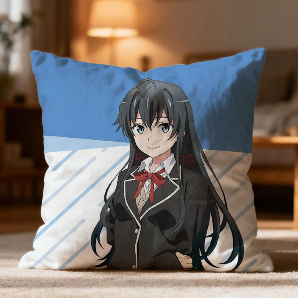Popular M-MMy Teen Romantic Comedy SNAFU Cushion Cover Soft Washable Pillow Case Multi-Scene for Couch Bed Travel Office Use