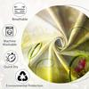 Renaiss 72x72 Inch Enchanted Forest Shower Curtain Fairy Tale Magic Mushroom Trees Flowers Fairytale Wonderland Jungle Shower Cu
