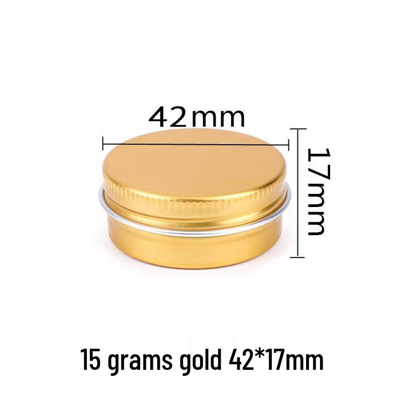 5g-250g Multi-Size Multi-Color Threaded Aluminum Tea Box Metal Can