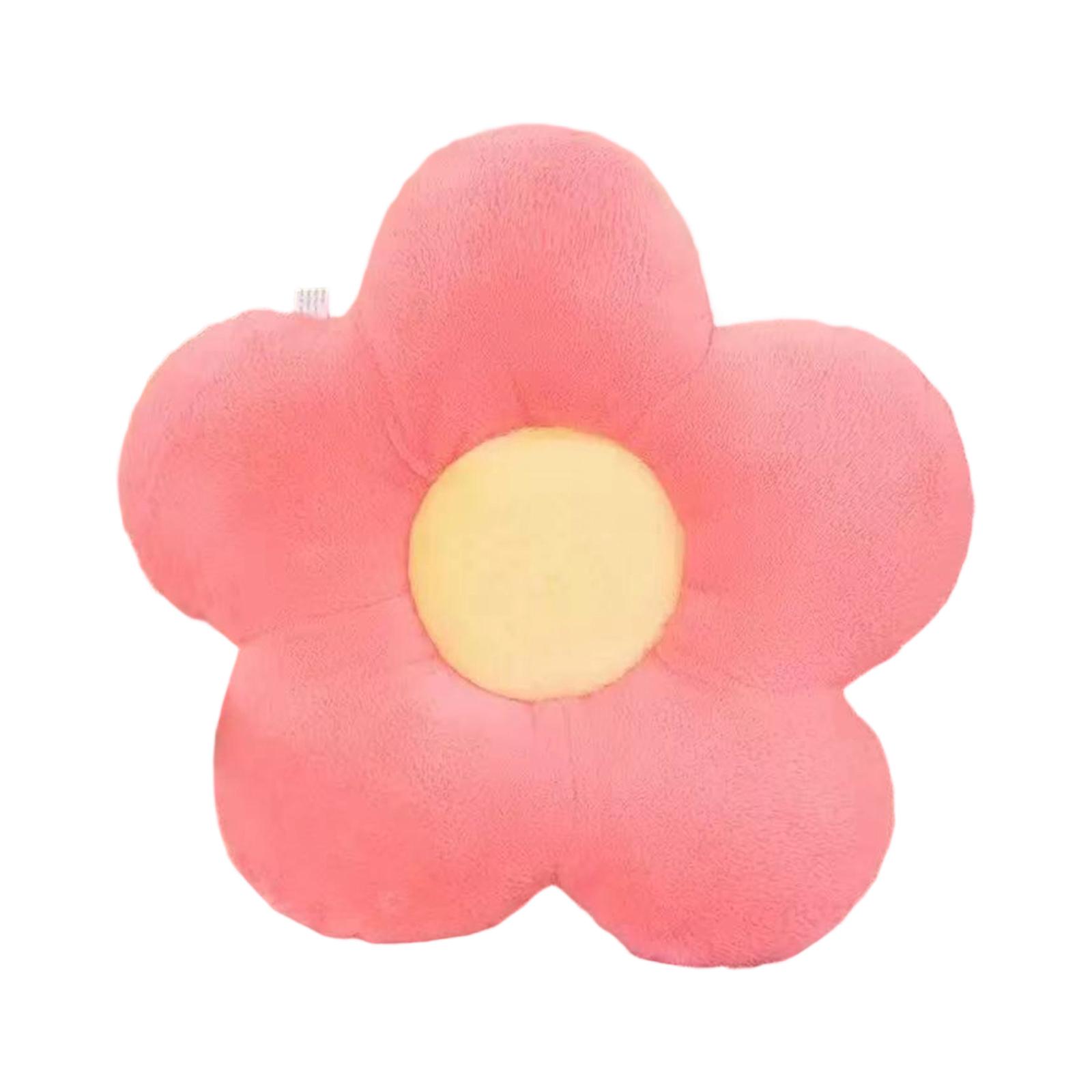 Flower Shaped Round Plush Chair Cushion, Seat Cushion Pillow One Size