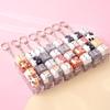 1Pcs Cute Cat Keyboard Fidget 4 Keys Creative Design Keycap Keyring Finger Button Kawaii Mechanical Keyboard Keychain