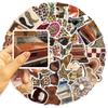 50PCS The IT Girl Stickers Toy Gifts For Laptop Hand Account Phone Scrapbook DIY Stickers Fashion Leopard Print Graffiti Decals