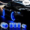 Fluorescent Multi‑Color Tire Valve Caps 8Pcs, Long‑Lasting Luminous Universal Stem Covers for Cars, SUVs & Bikes, Durable Design