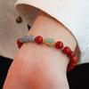 Natural Nanhong Agate Braceletfashion Women Daily Jewelry Gift