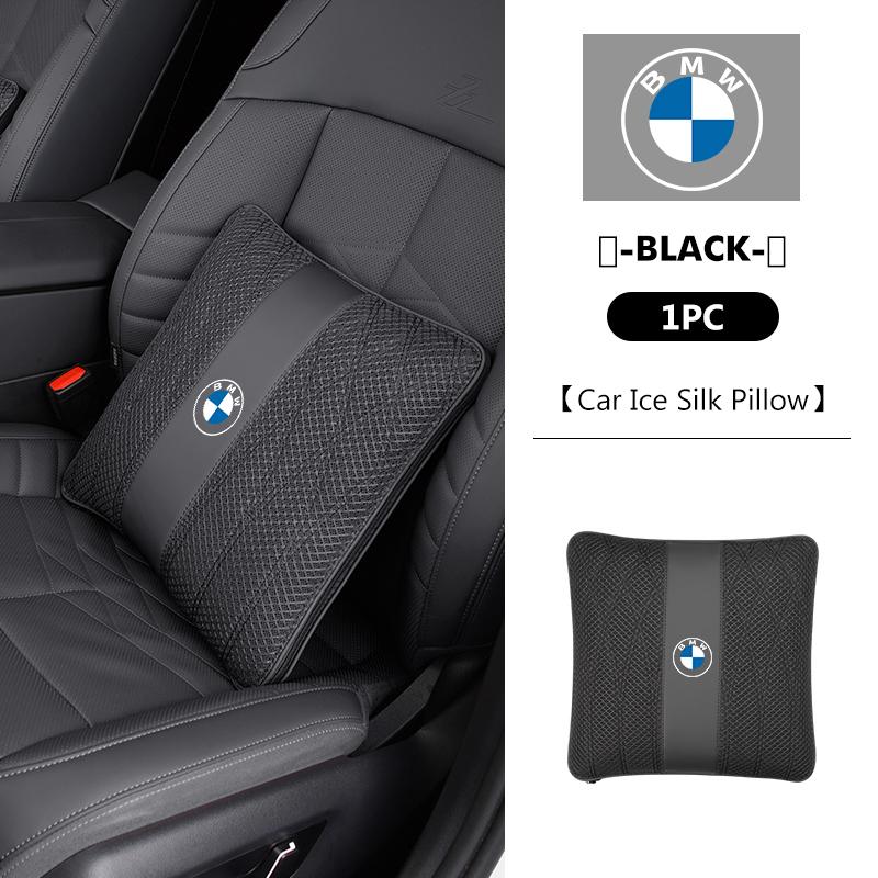 Autokopfstützenkissen Lendenkissen Eis-Seidenstoff Sofakissen Decke für BMW G30 G20 M3 M5 E91 E92 E93 E36 E70 X3 X4 X5 X1 E39
