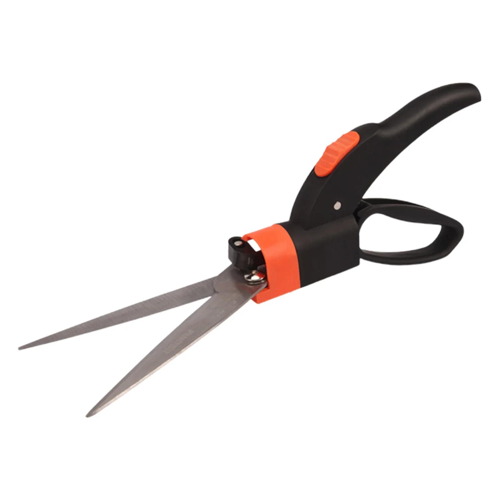 

Садовые ножницы, садовые ножницы для стрижки газона с вращающейся на 360 градусов режущей головкой, садовые ножницы для травы для резки кромок коричневый