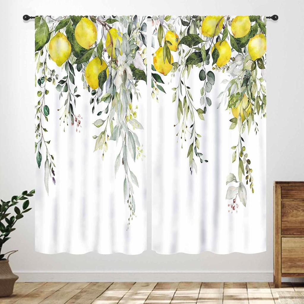 Rustic Kitchen Curtains,Retro Fork Spoon Wooden Plank Farmhouse Country Cooking Theme Funny Quotes Window Treatment for Bedroom