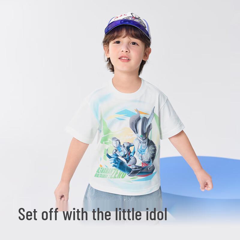 Balabala Boys' Ultraman Short-Sleeve T-Shirt