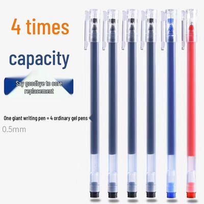 0.5mm Large Capacity Needle-tip Water-based Neutral Pen for Correct Posture and Signatures