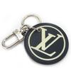 Used Key Ring Portocre MP2082 Taurillon Clemence Initials Leather Navy White Accessory