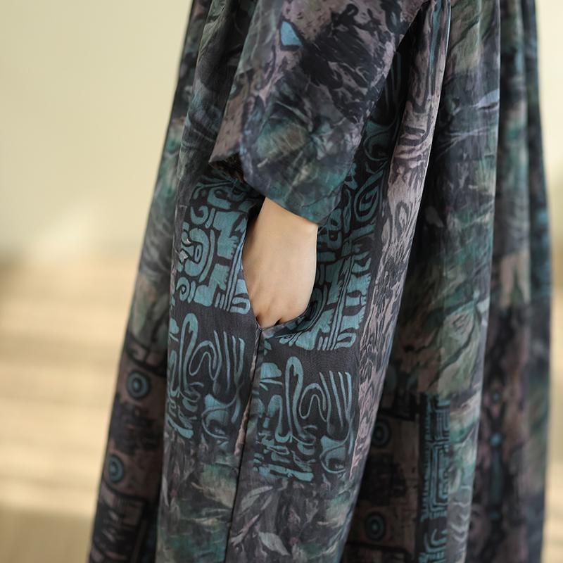 DIMANAF New 2026 Women Plus Size Summer Maxi Long Dress Cotton Hooded Loose Oversize Casual Lady Vintage Print Beach Sundress