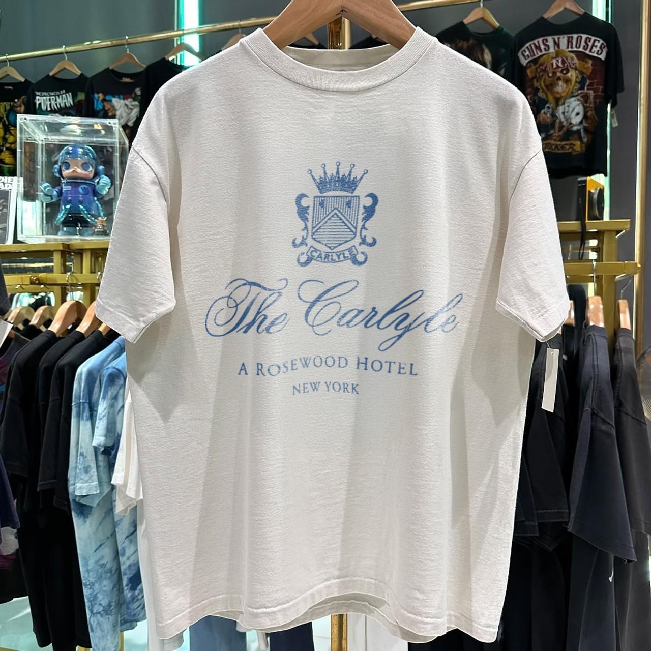 90s The Carlyle New York Rare T-Shirt White S M