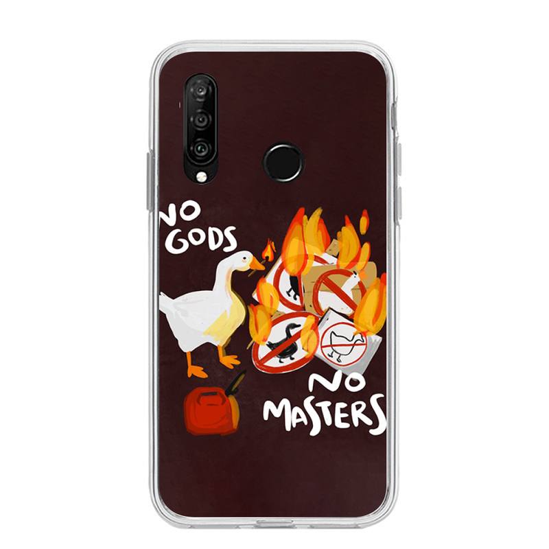 Husa pentru telefon Untitled Goose Game pentru Huawei P20 P40 Lite P30 Pro P Smart 2019 Nova 3e 6 Se Husa moale transparenta din silicon
