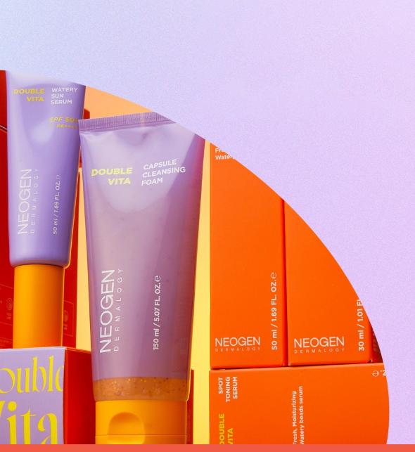 NEOGEN Dermalogy Double Vita Kapsel Reiniger 150ml | Aufhellend & Feuchtigkeitsspendend