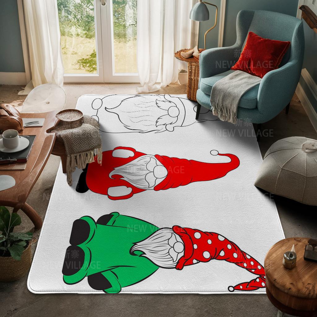 Hus inngangsteppe Hjem dørmatte Stue Bad Fot baderoms sklisikre vannabsorberende tepper bad God jul vinter