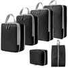 Compression Travel Storage Set: Washable Organizer for Cosmetics, Shoes, and Clothes
