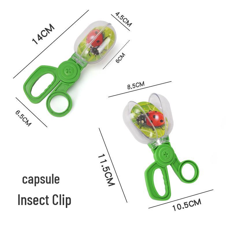 Kids' Outdoor Adventure Insect Exploration Set with Observation Box, Net, and Scoop