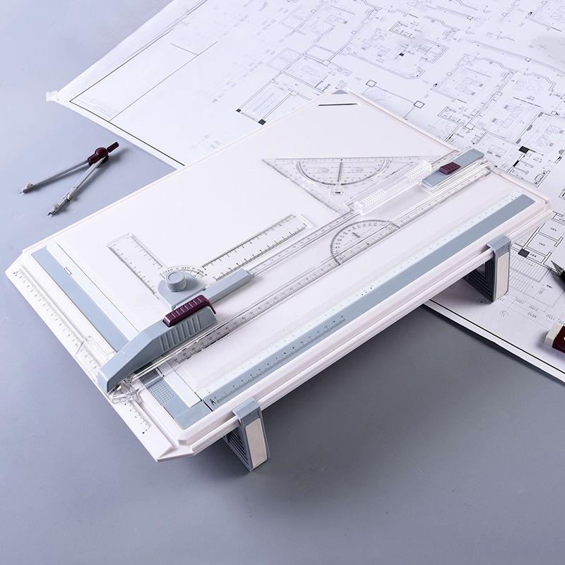 Deska kreślarska architektoniczna A3 ze skalą dla studentów i inżynierii lądowej