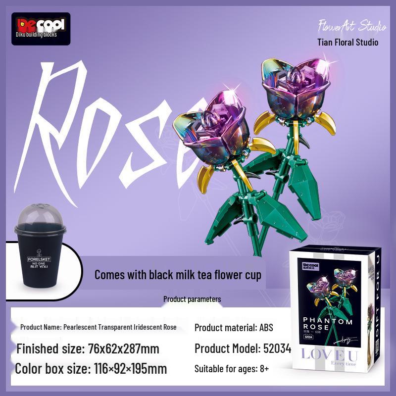 Diku Children's Coffee Cup Plant Building Blocks - Fun, Educational Toys & Ornaments