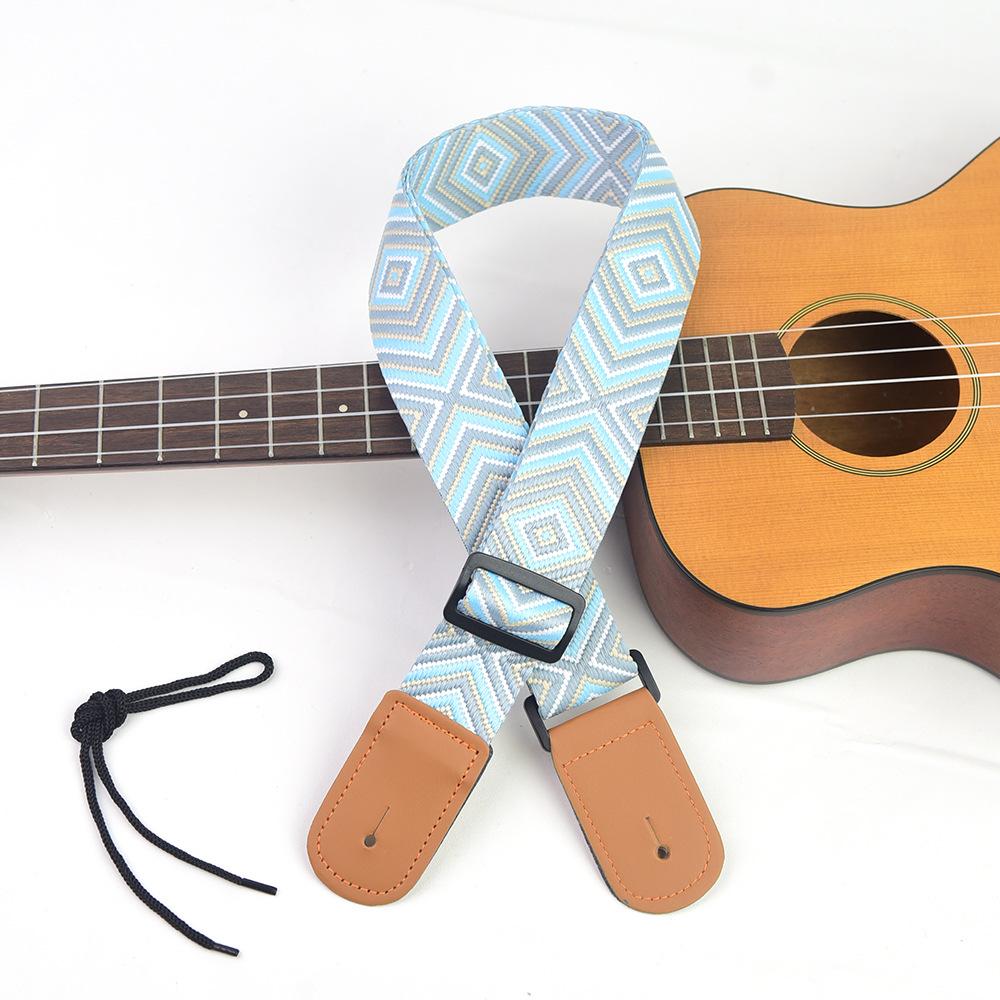 Ukulele Strap Woven Thickened Children's Crossbody Ukulele Strap Special Shoulder Strap for Ukulele
