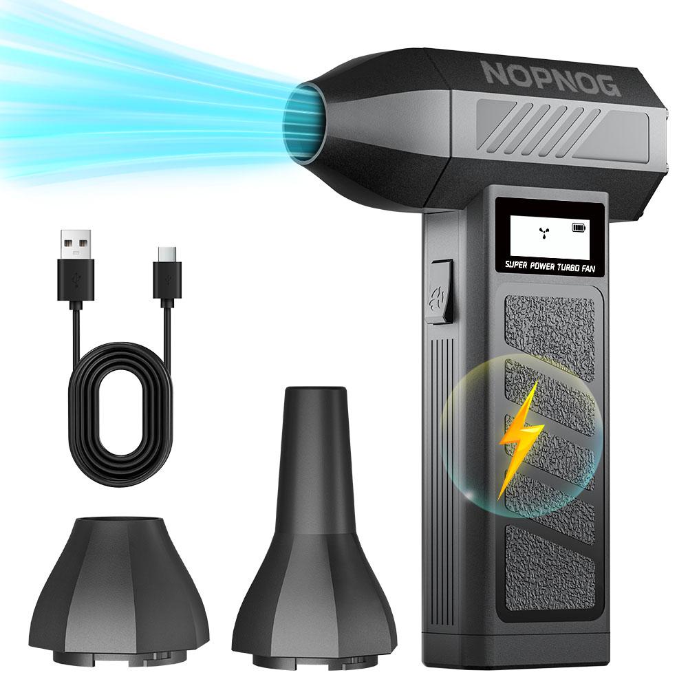 

For Car RV Truck Trailer Car Accessories Cleaning Jet Blower Tool Turbo Fan Electric Air Duster Blowing Snow Multifunctional чорний