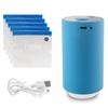 Mini Pompa a Vuoto Automatica Macchina Sigillatrice Sottovuoto Portatile con Sacchetti Sottovuoto per Cibo Cucina e Uso Domestico