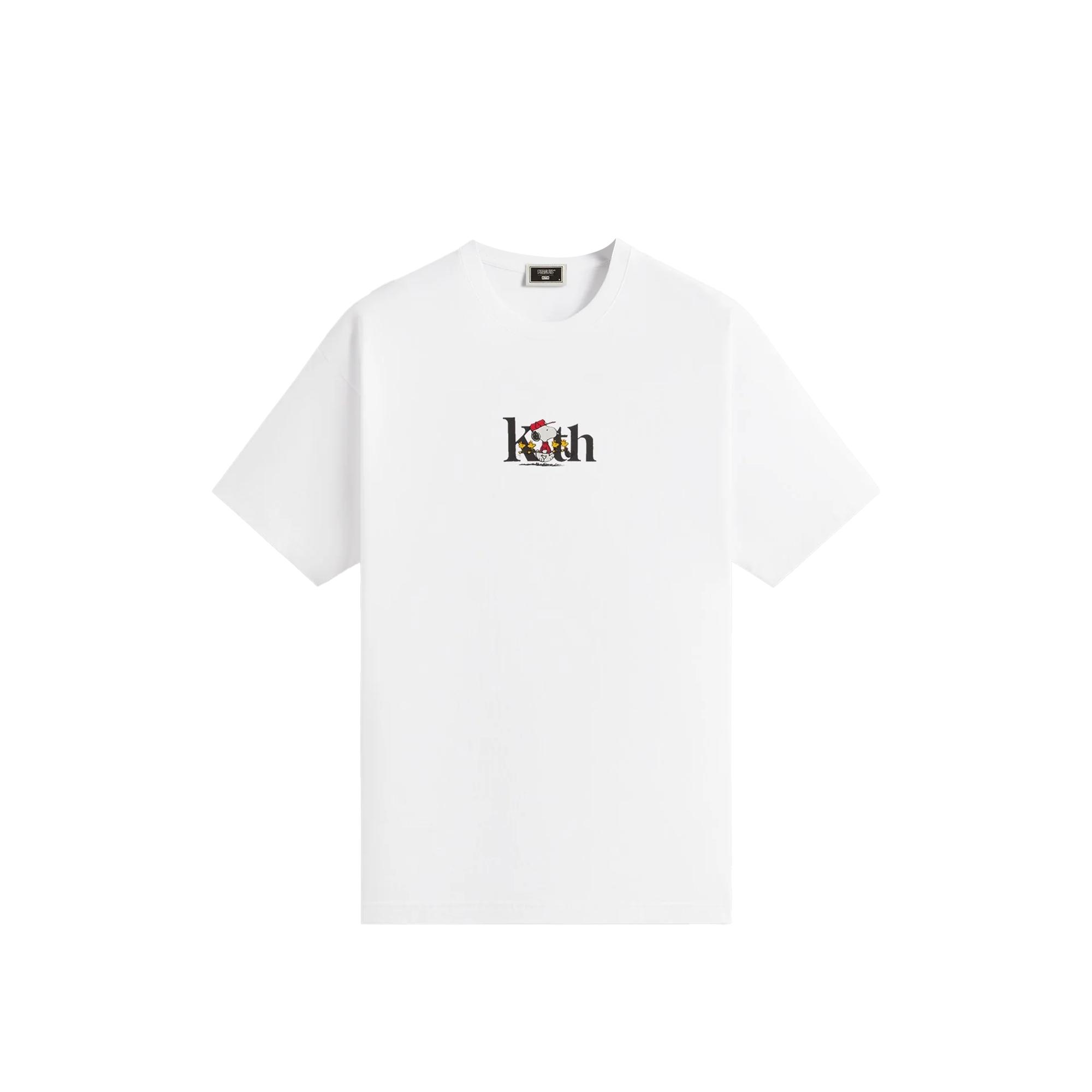 Kith For Peanuts Golf Serif Tee White Men Tops KHM033389-101 XL