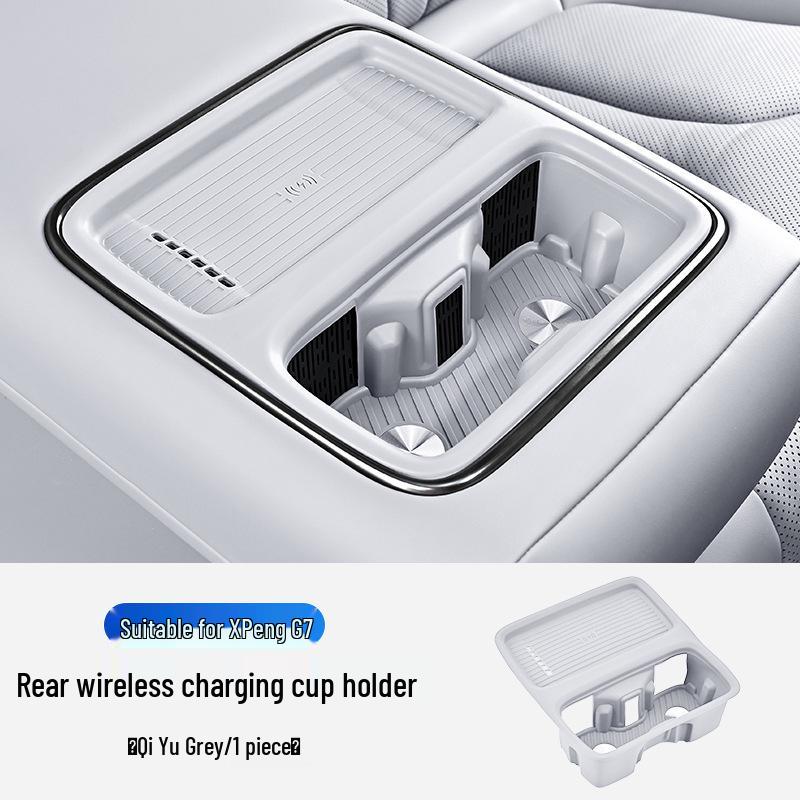 XPeng G7 Wireless Charger & Cup Holder Console Upgrade