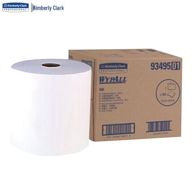 Kimberly-Clark WypAll X60 Industrial Wiping Cloth белый