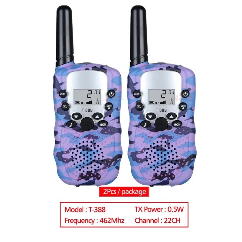 Kids Mini Walki Talki 2Pcs Celular Handheld Transceiver Phone Radio Interphone 3KM Toys Talkie Walkie Birthday Gift for Children