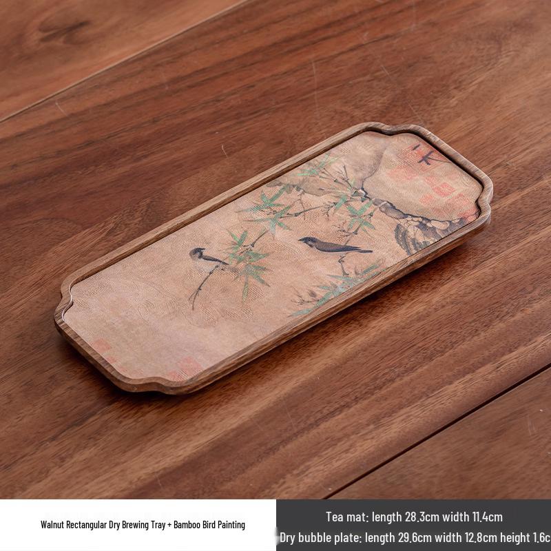 Shanchongshan Walnut Wood Dry Tea Tray