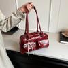Fashionable Underarm Bow Bag for Women  Korean Edition New Simple Leisure Pillow Bag Trendy Versatile Shoulder Bag