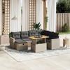 VidaXL Garden Lounge Set with Cushions 8 Pcs, Patio Sofas, Patio Furniture Set, Outdoor Furniture, Grey 3271431