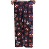 Cartoon Print Lounge Pants for Women – Fleece-Lined, Loose Fit, Winter Warm Sleep Pants