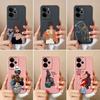 Pro Oppo Realme P3 C75x Narzo 10 30 60 A5 Pro 14 14T 14X Pouzdra na telefon Módní Cool Girl Vysoce kvalitní Tekutý silikon Nárazuvzdorné pouzdro Pro Oppo Kryty