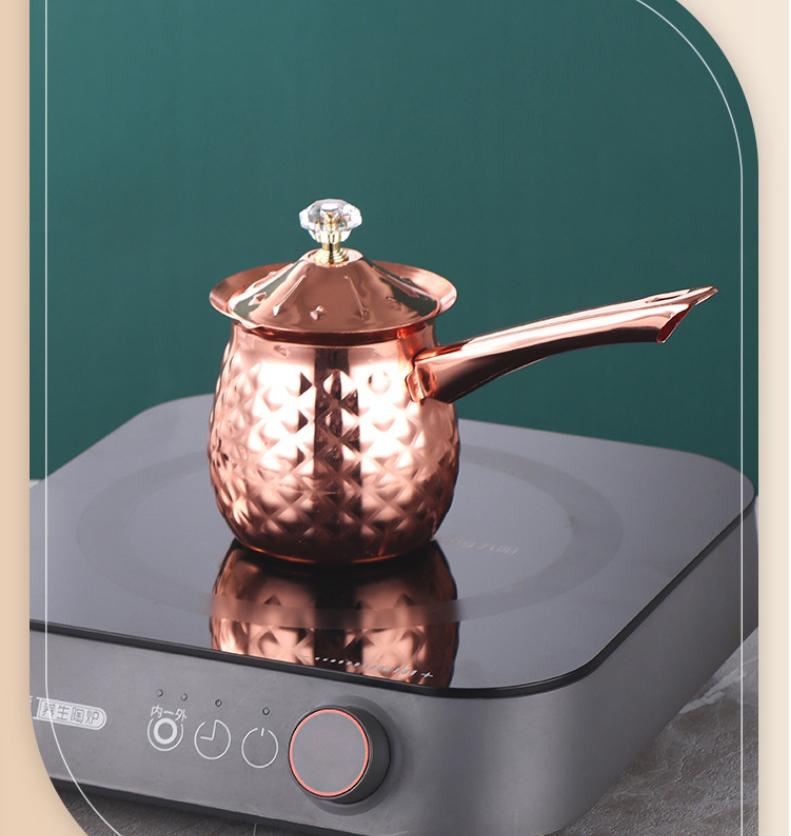 Stainless Steel Latte Art Cup with Pointed Mouth, Taukye Hand Coffee Pot, Coffee Cup, Milk Frother Jar, Latte Art Jar